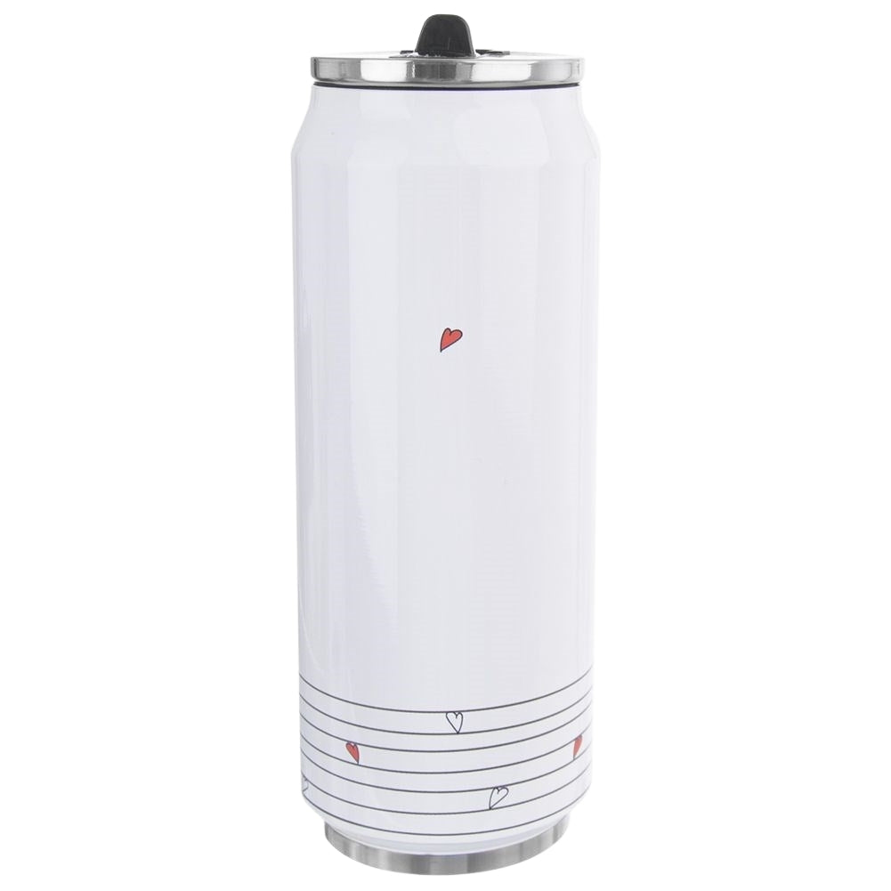 Thermos jar with spout and straw, keeps heat for 12 hours