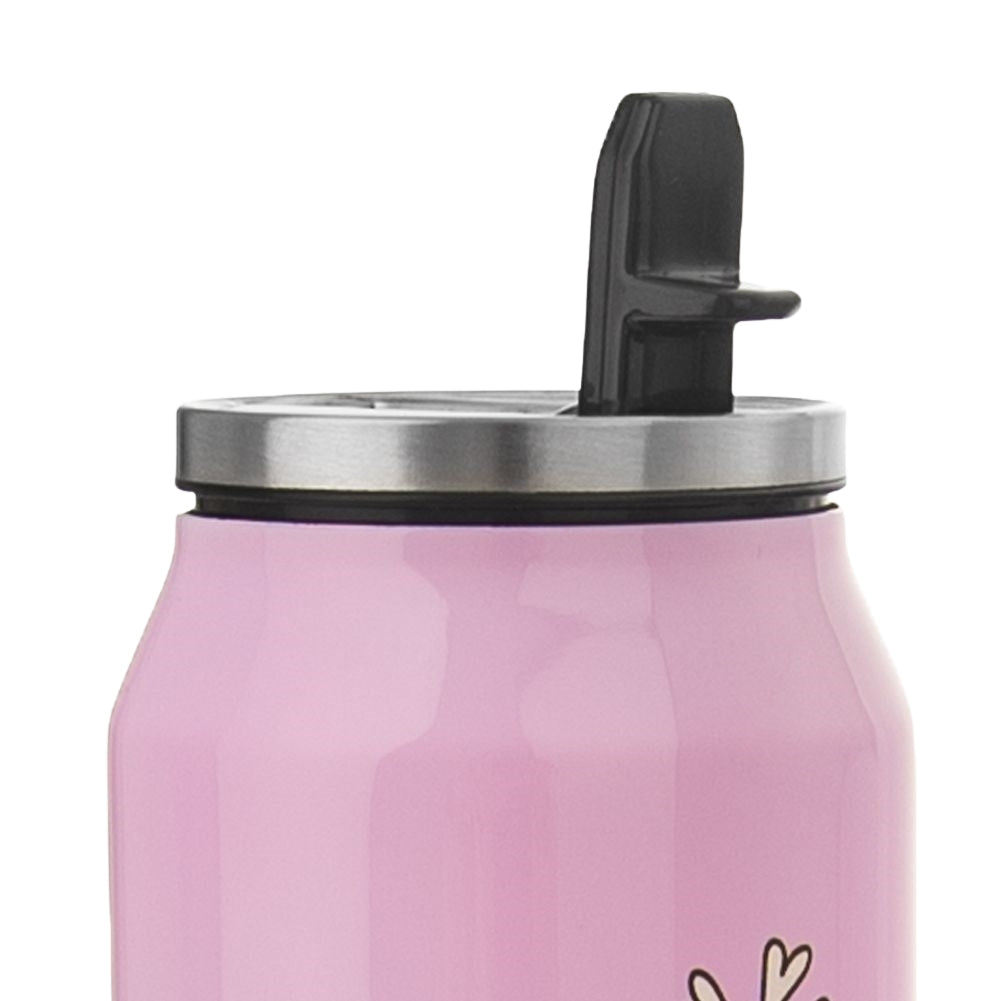 Thermos jar with spout and straw - keeps heat for 12 hours