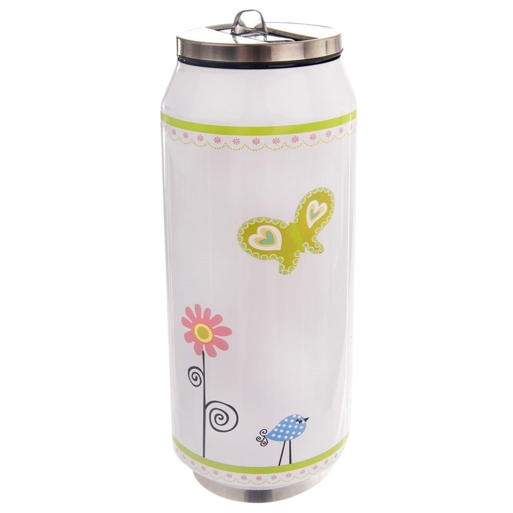 Thermos jar with spout and straw - keeps heat for 12 hours