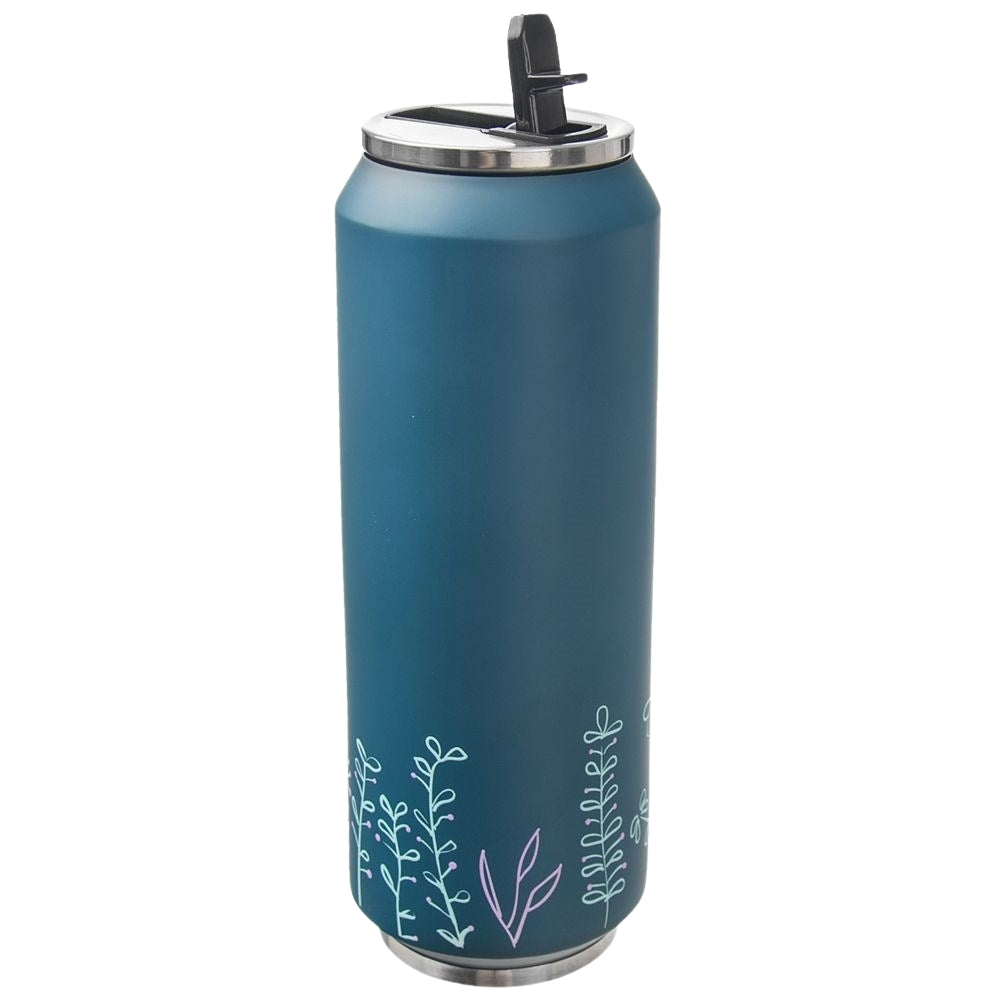 Thermos jar with spout and straw, keeps heat for 12 hours