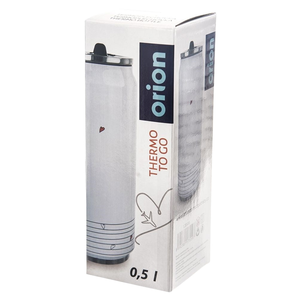 Thermos jar with spout and straw, keeps heat for 12 hours