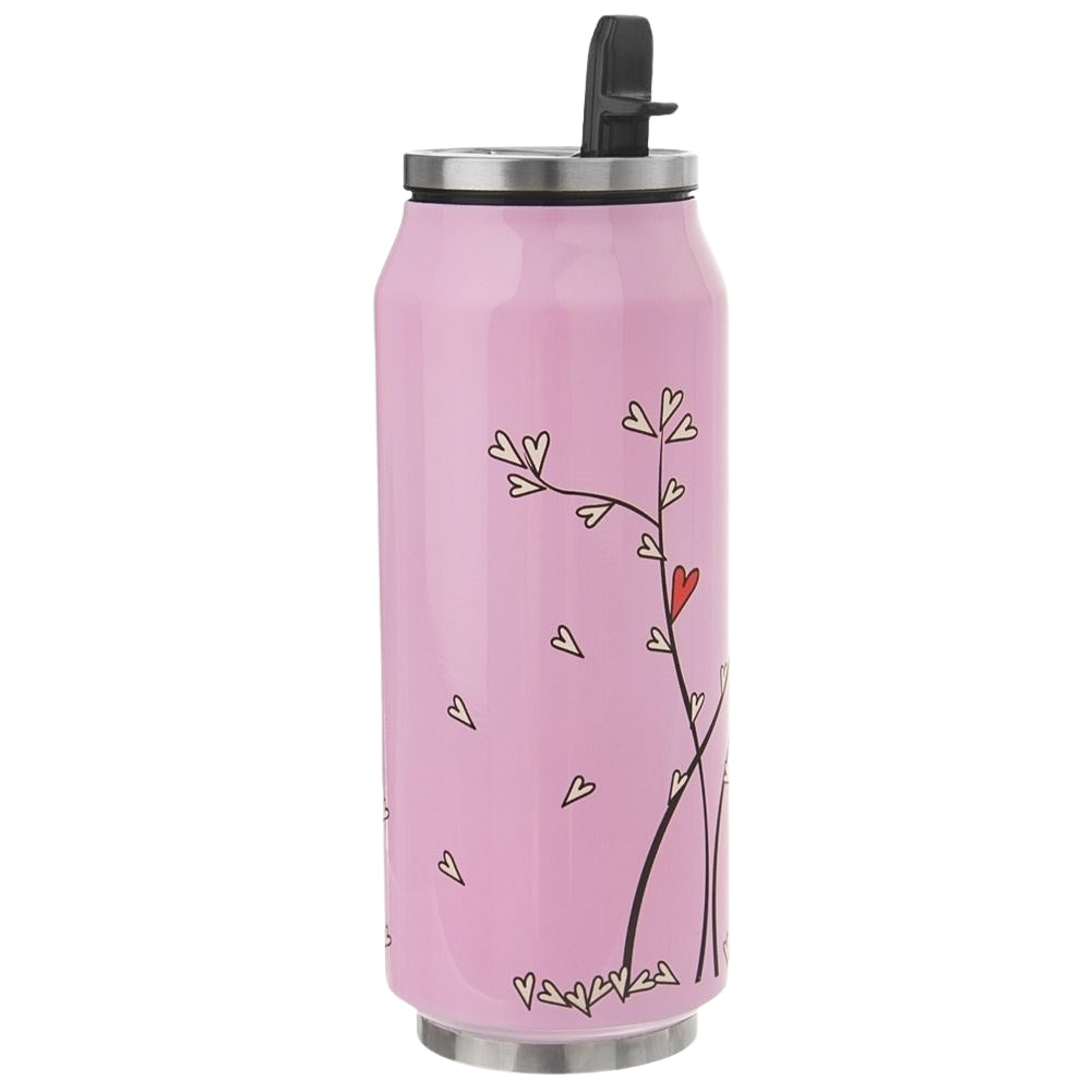 Thermos jar with spout and straw - keeps heat for 12 hours