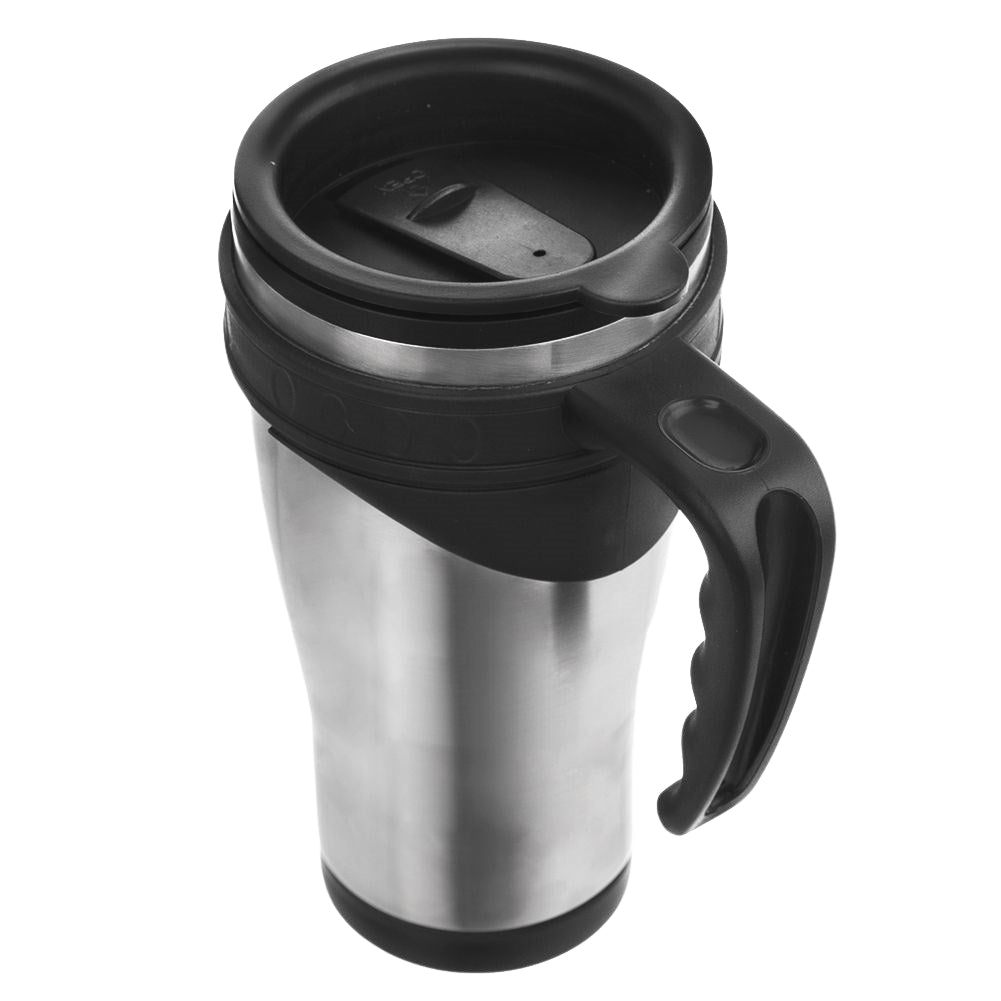 Thermos mug for Hot and Cold DrinksDiscover our high-quality thermos mug that is perfect for both hot and cold drinks. It has a lid with a silicone seal and a convenient opening for drinking. With its vacuum-insulated double wall, it keeps your drink