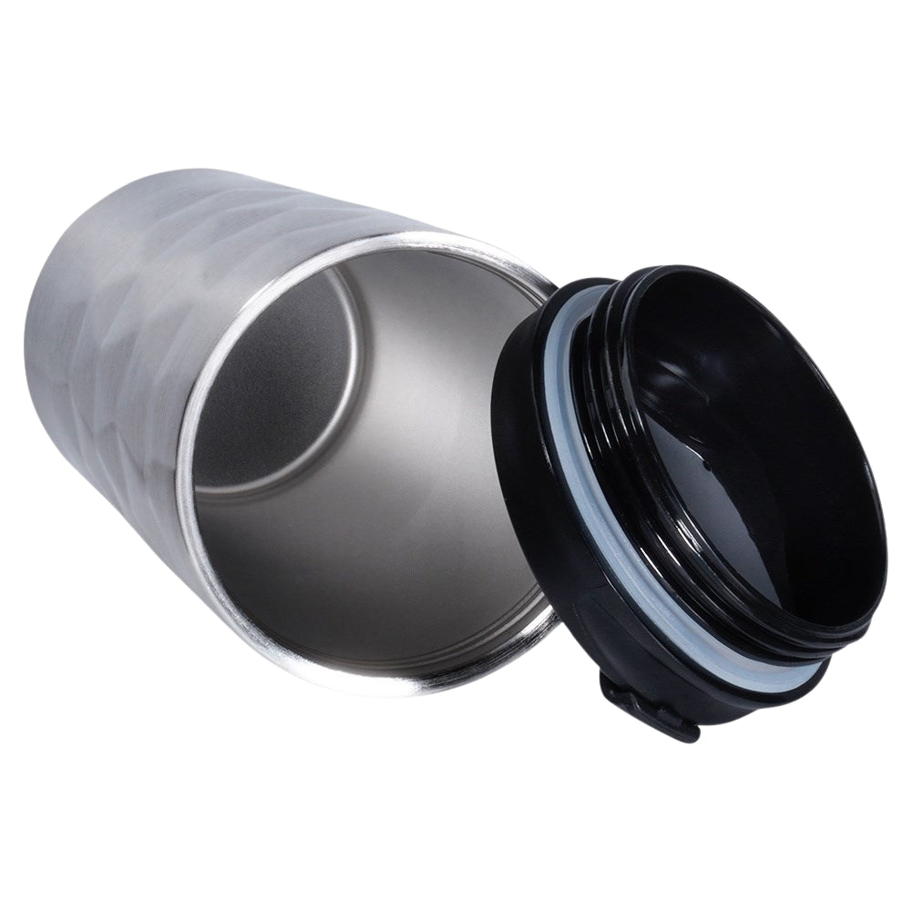 Thermos mug in matt turquoise for hot and cold drinks