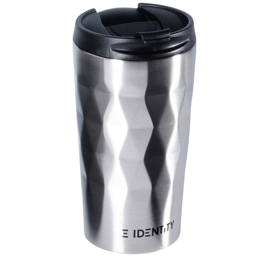 Thermos mug in matt turquoise for hot and cold drinks