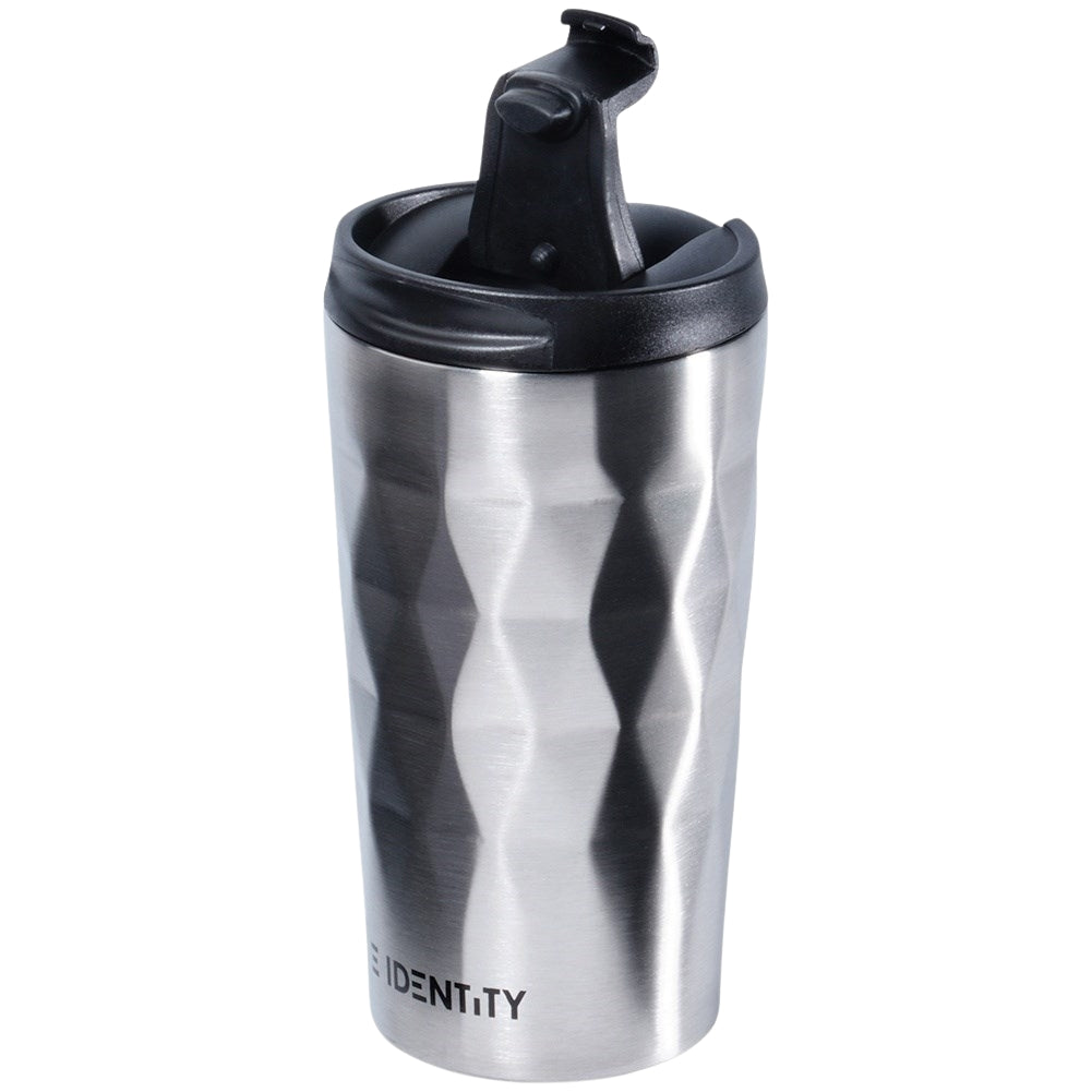Thermos mug in matt turquoise for hot and cold drinks