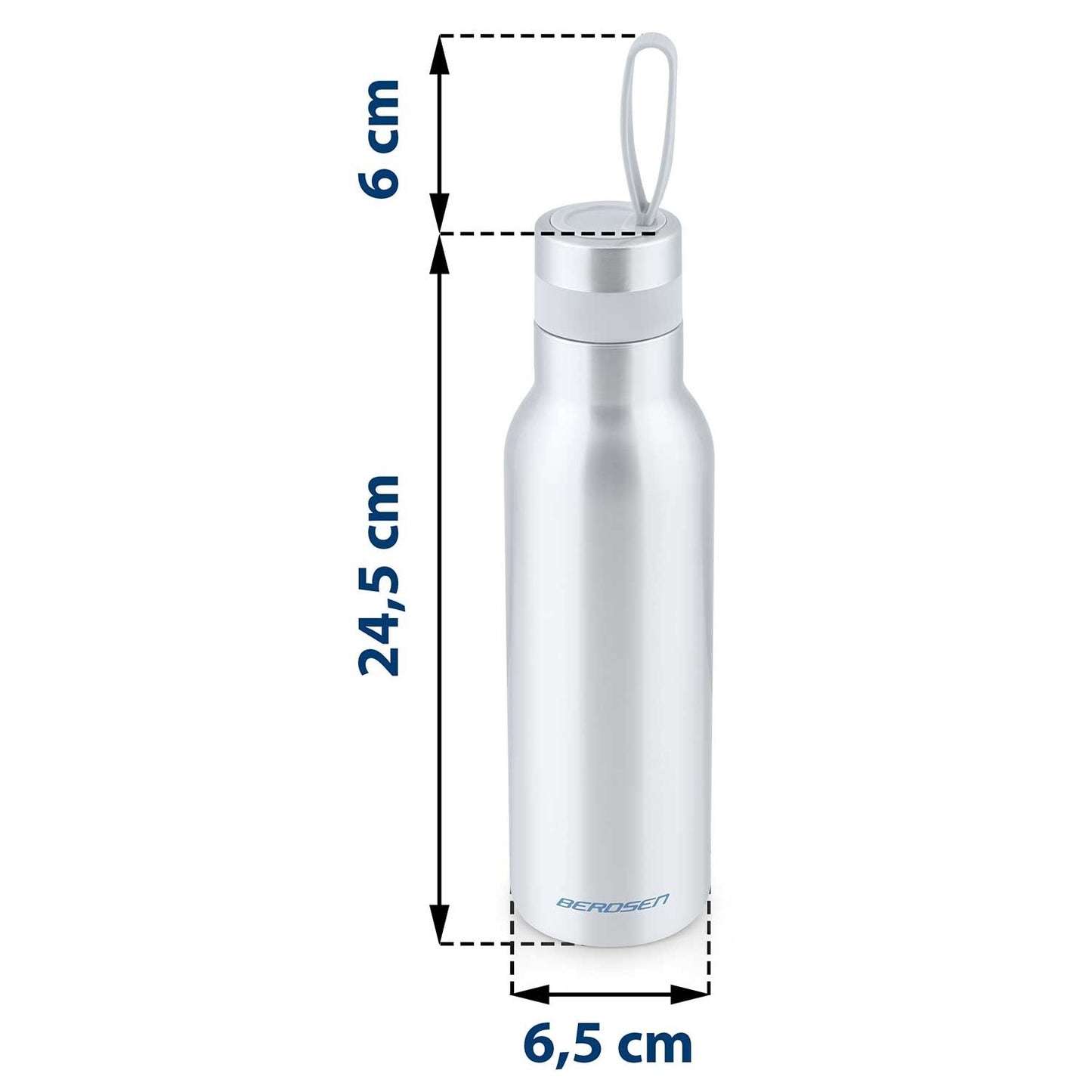 Vacuum thermos 500 ml BD-787 silver
