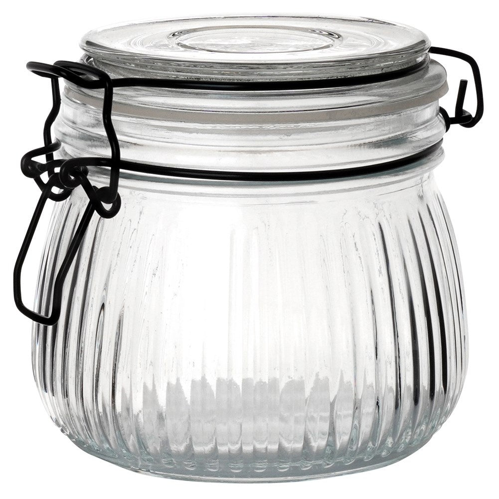 Thick Glass Jar with Patent Seal for Storage