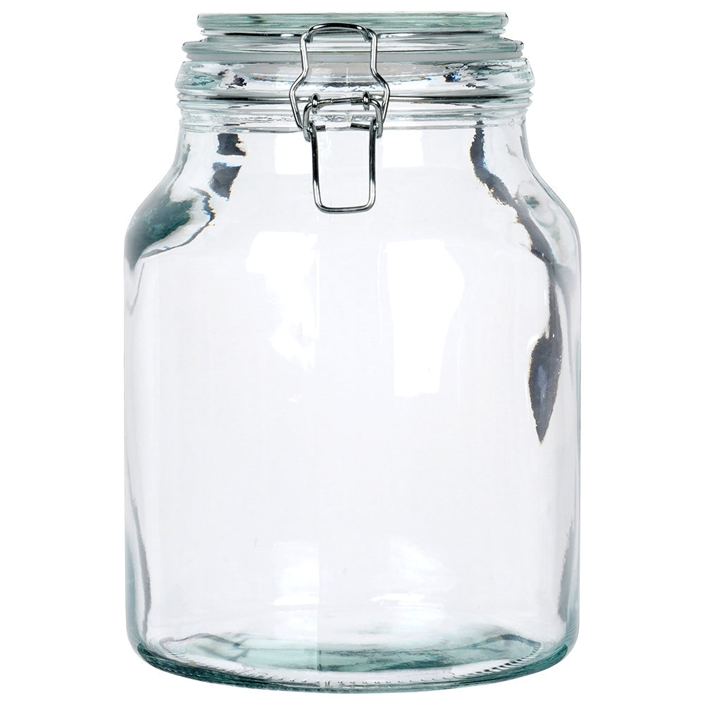 Thick Glass Jar with Rubber Seal and Patent Seal