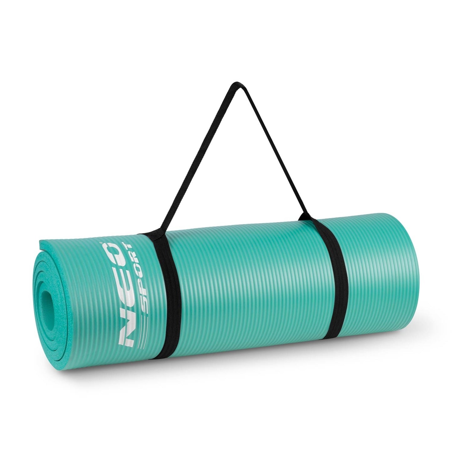 Thick exercise mat 183 x 60 cm Neo-Sport - 192301 turquoise