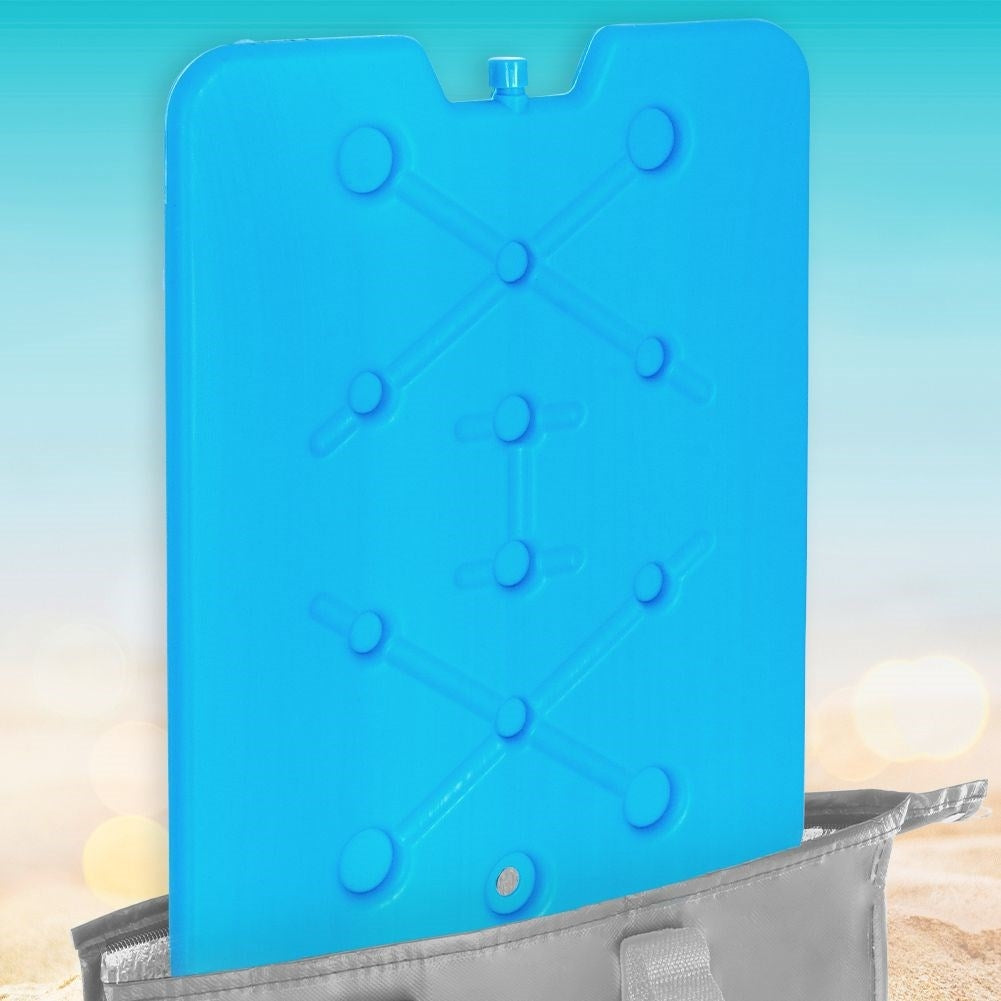 Thin and efficient cooling clamp for cool bag and cool box
