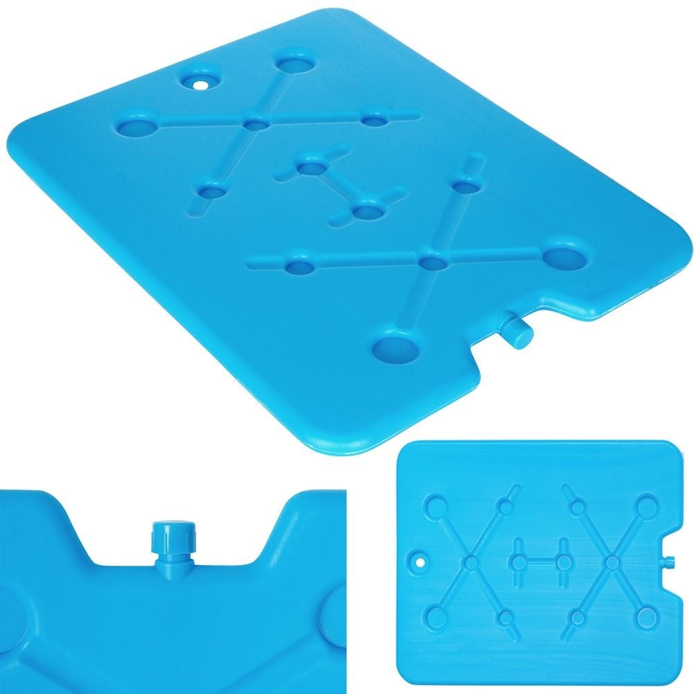 Thin and efficient cooling clamp for cool bag and cool box