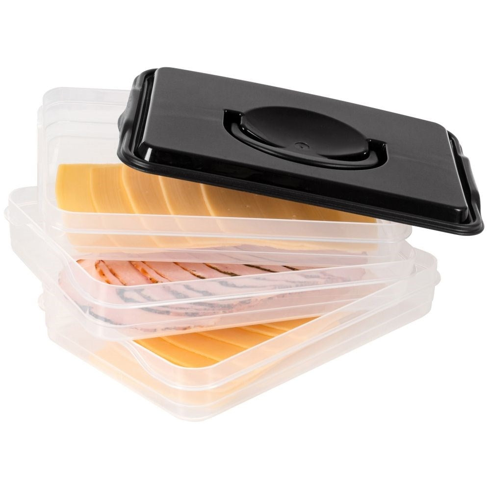 Three-Tier Food Storage - Meat, Cheese, Vegetables and More