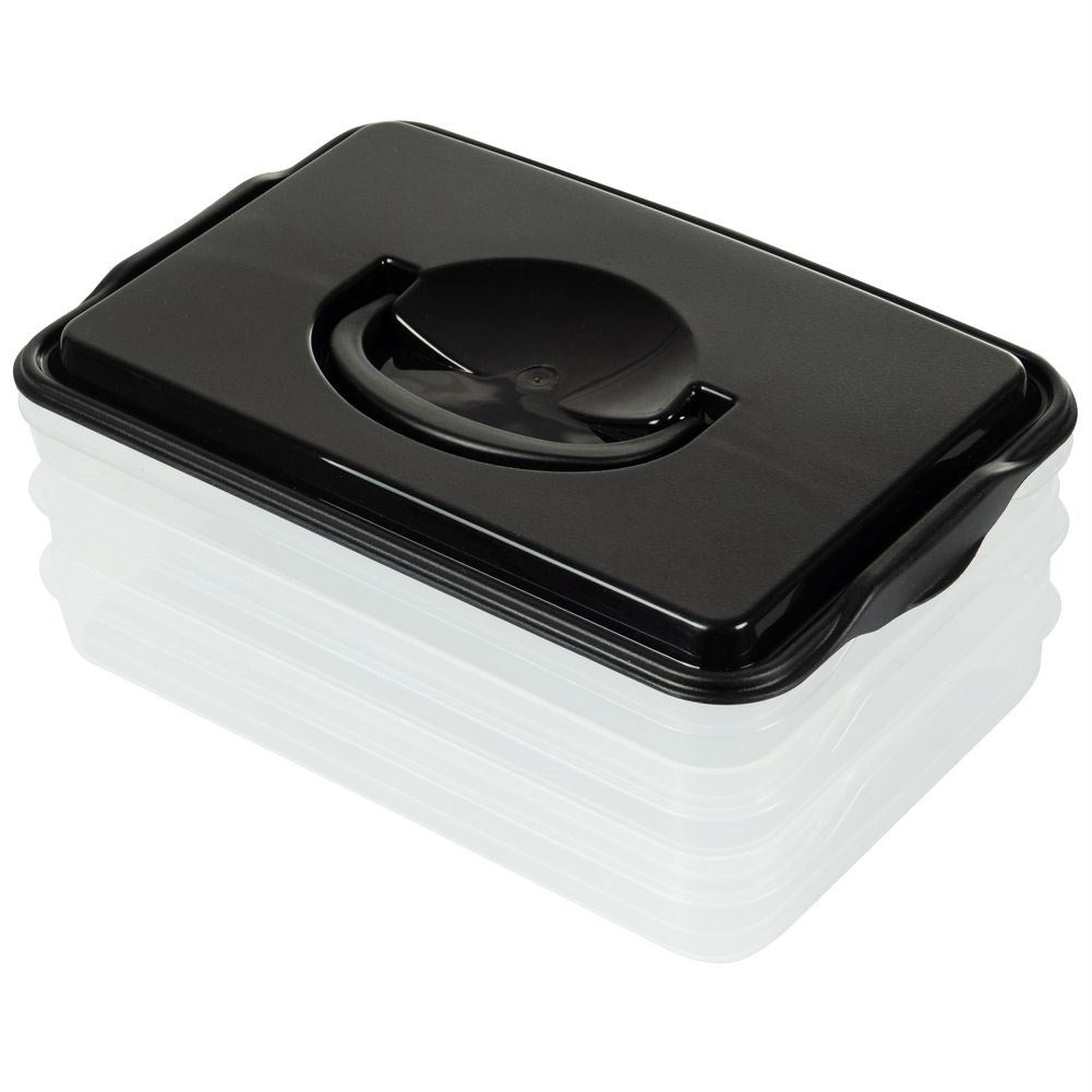 Three-Tier Food Storage - Meat, Cheese, Vegetables and More