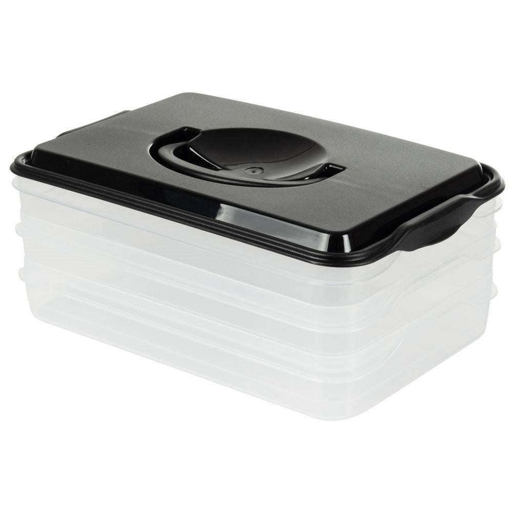 Three-Tier Food Storage - Meat, Cheese, Vegetables and More