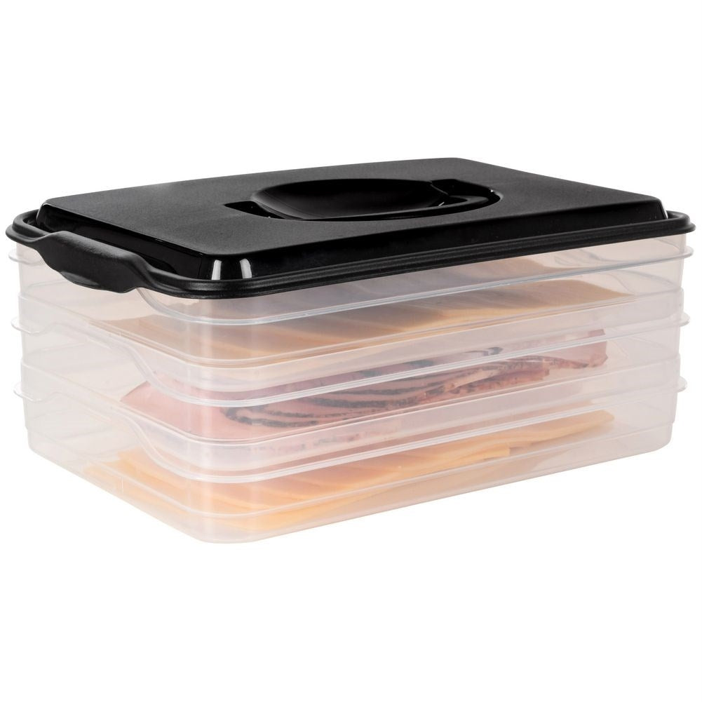 Three-Tier Food Storage - Meat, Cheese, Vegetables and More