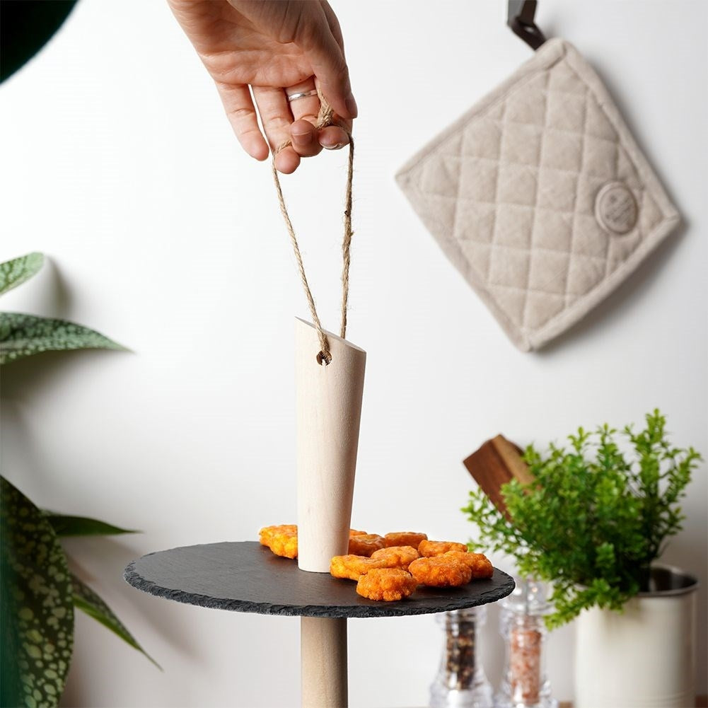 Three-Tier Stoneware: Elegant for desserts and appetizers