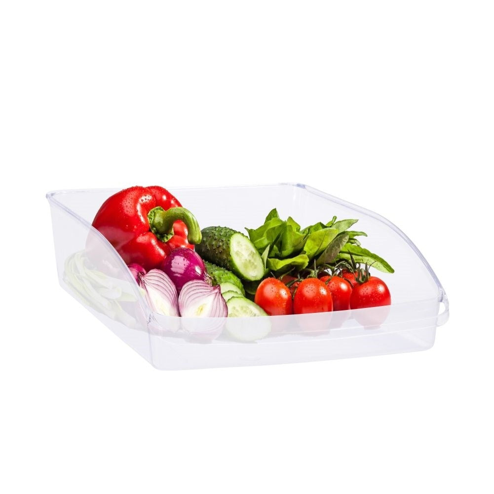 Three refrigerator organizers: Practical transparent drawers