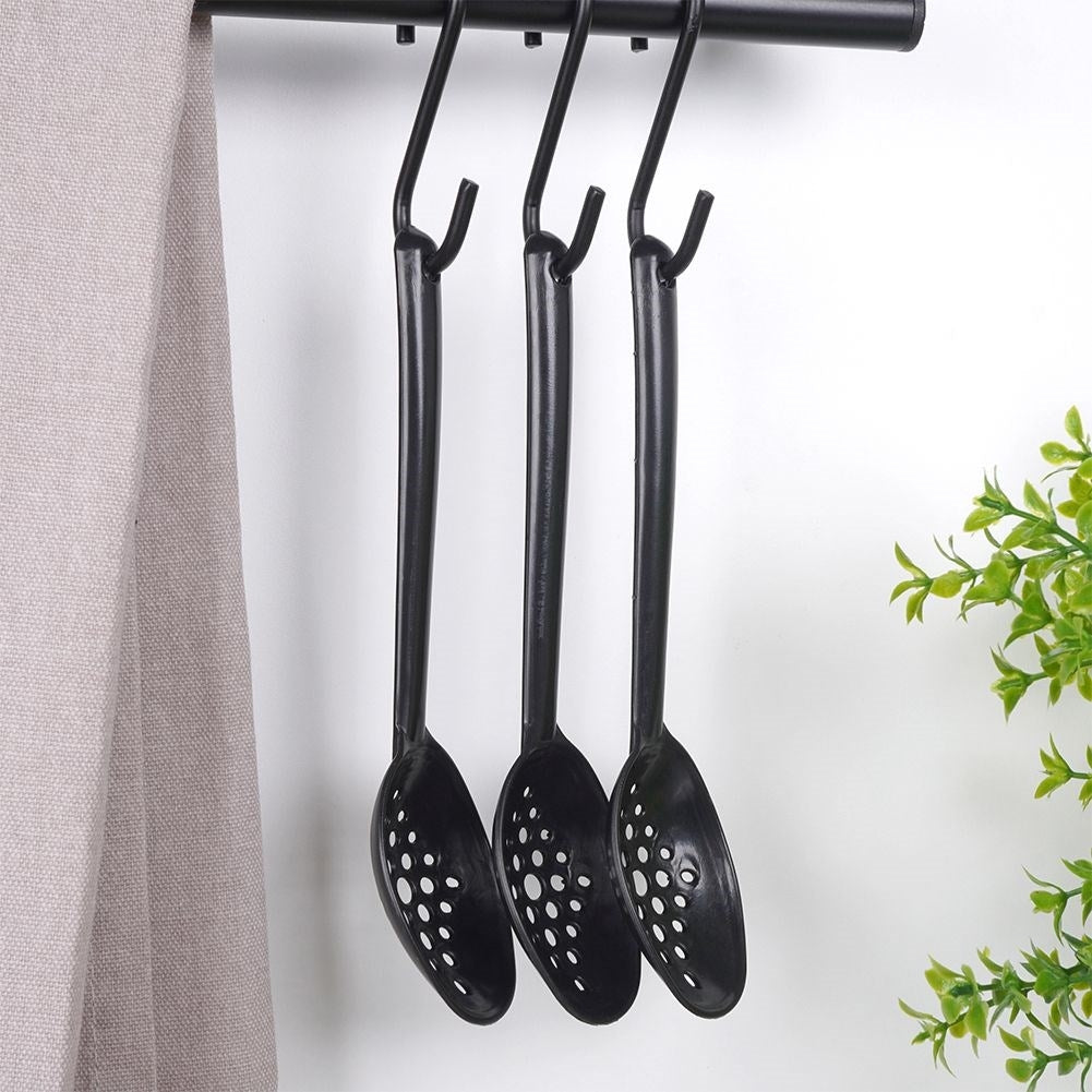 Three slotted spoons 17.5 cm - Perfect for olives, corn, peas