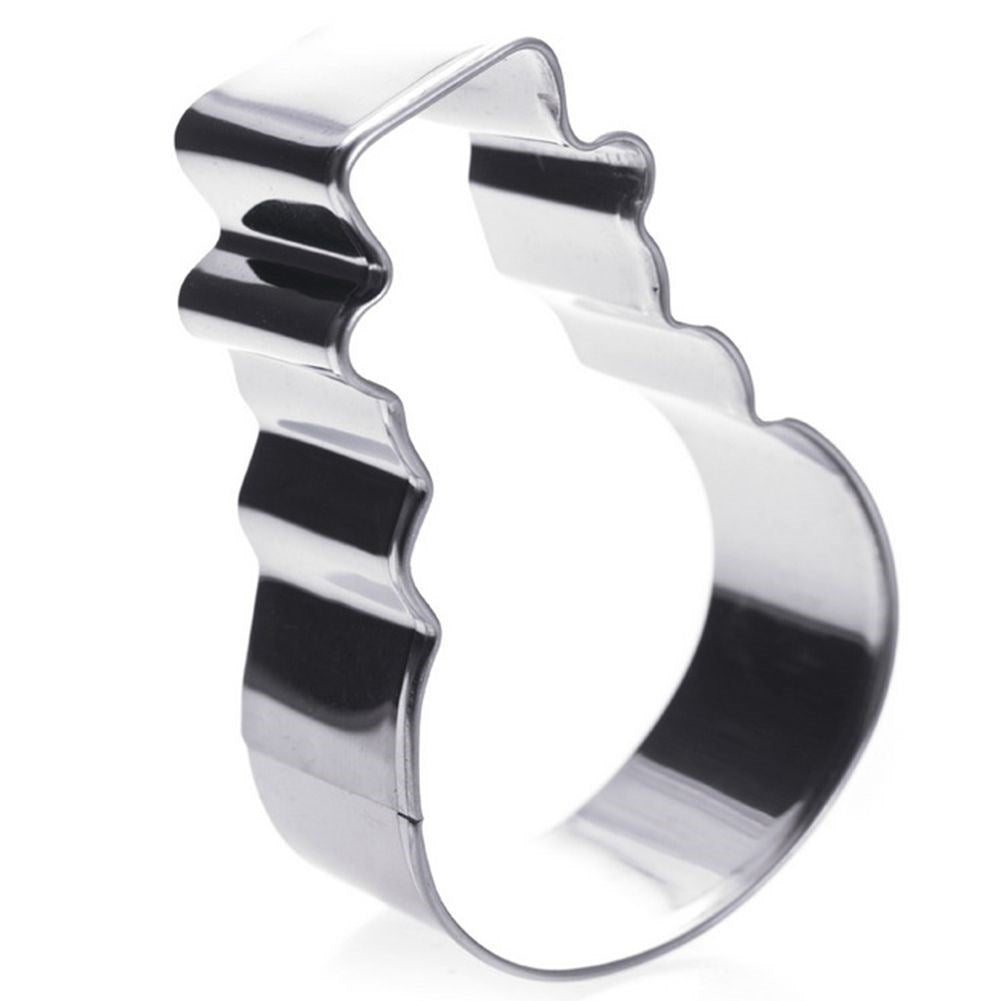 Three stainless steel snowman molds for Christmas baking