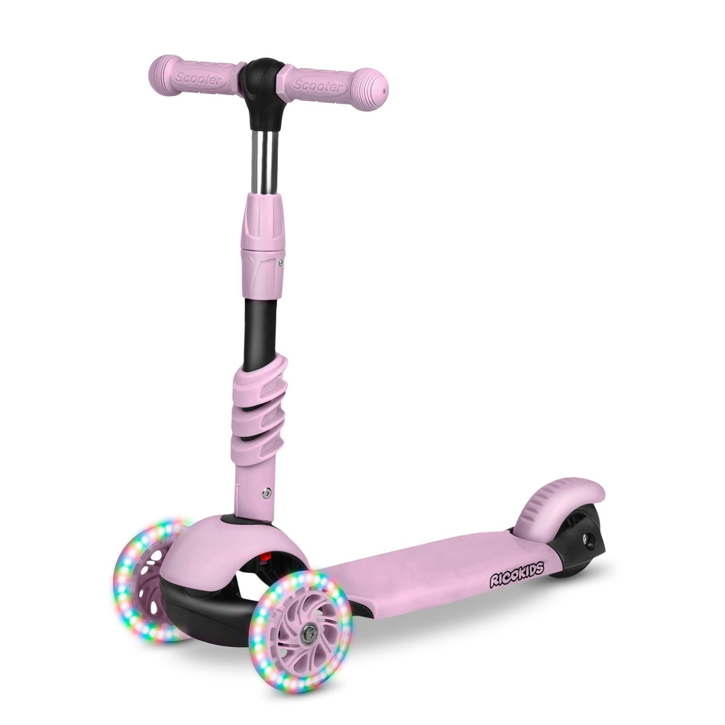 Three-wheeled Scooter Ricokids Cubi - Pink