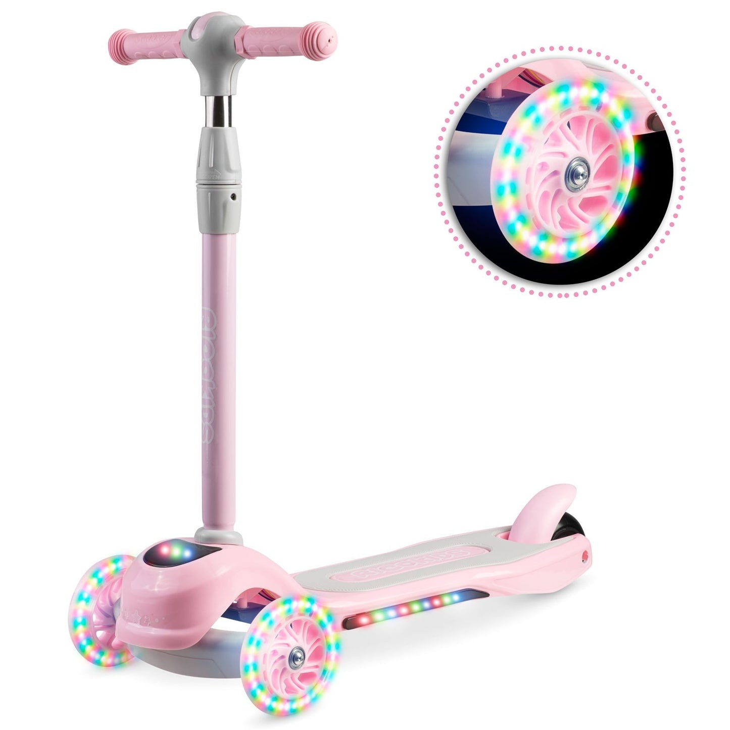 Three-wheeled Scooter Ricokids Piko - Pink
