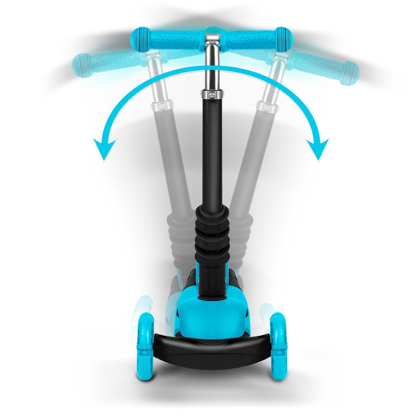 Three-wheel scooter Ricokids Buggy - turquoise