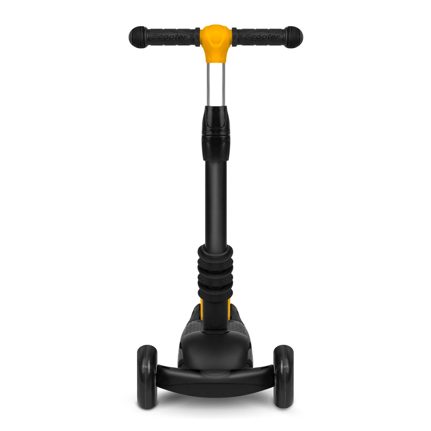Three-wheel scooter Ricokids Cubi - black and orange