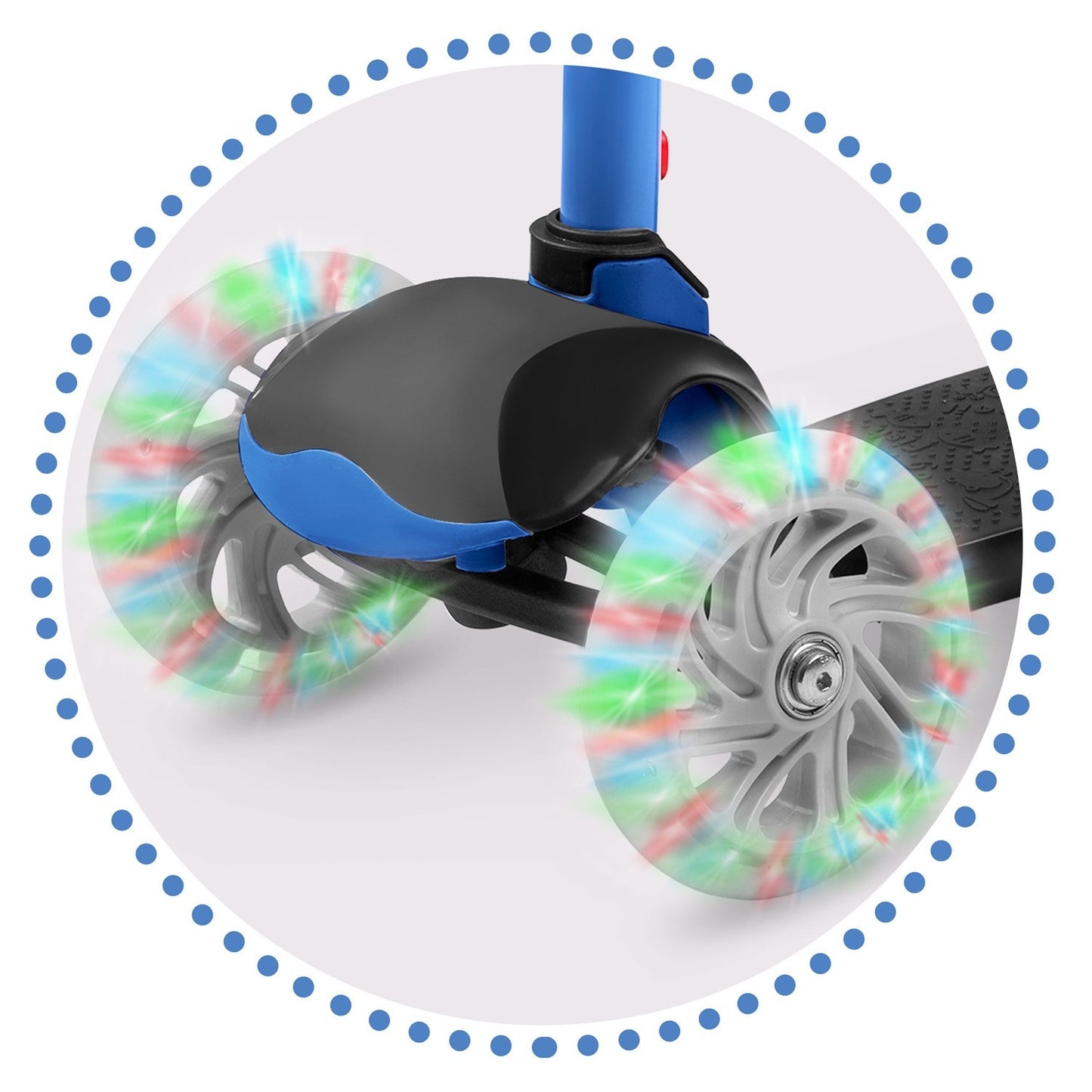 Three-wheel scooter Ricokids Loco - Blue