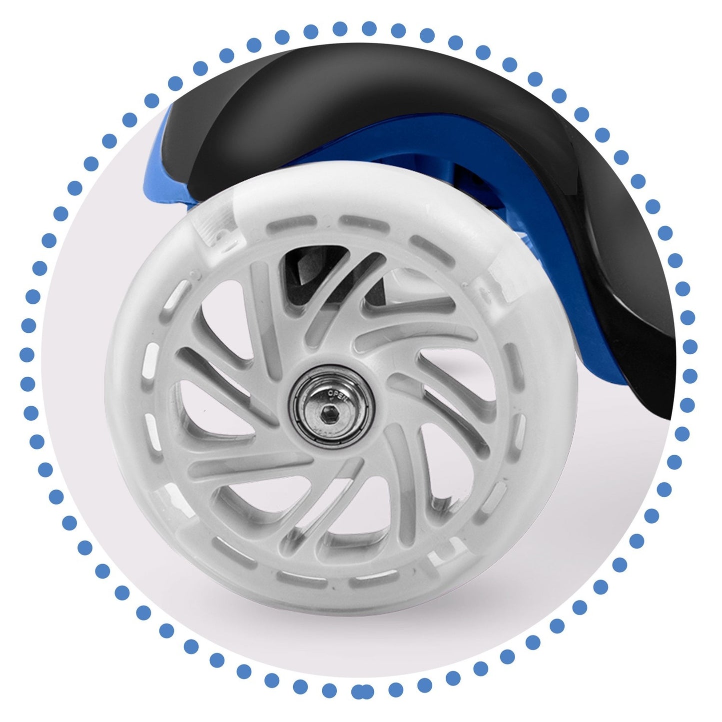 Three-wheel scooter Ricokids Loco - Blue