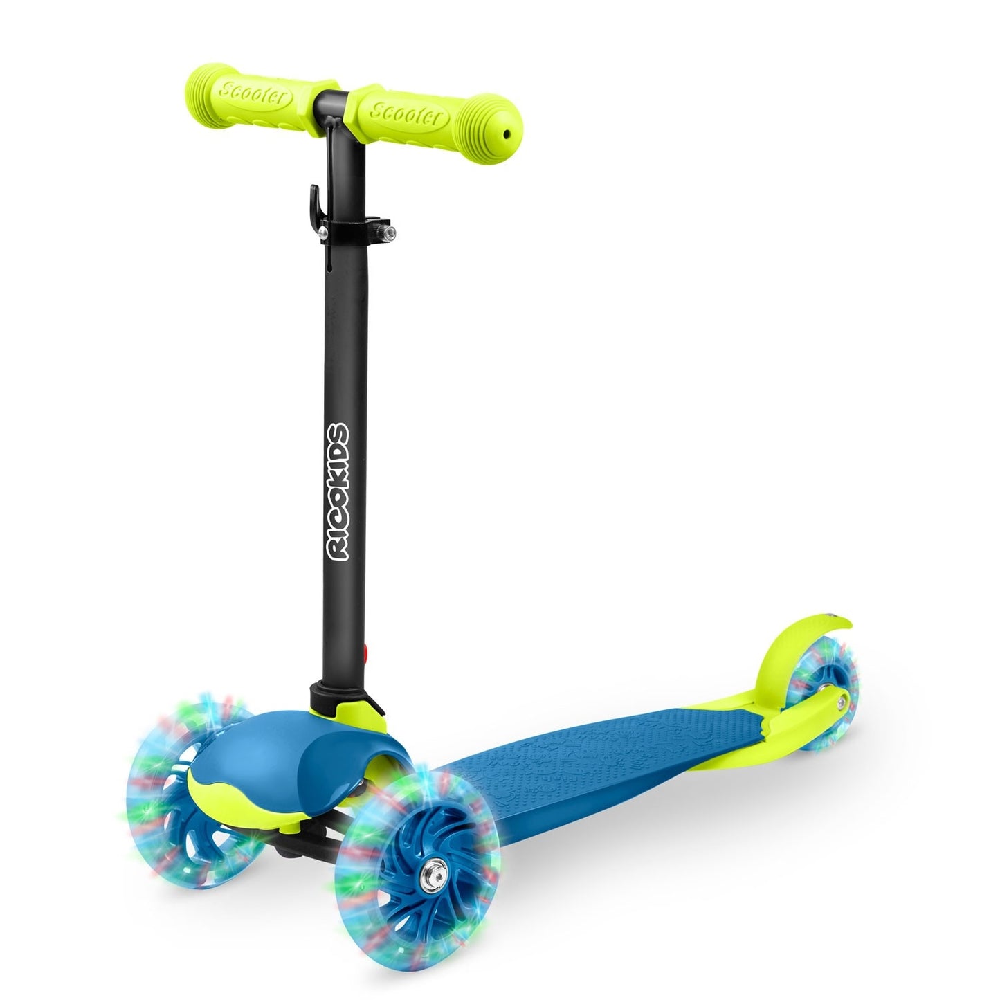 Three-wheel scooter Ricokids Loco - blue/green