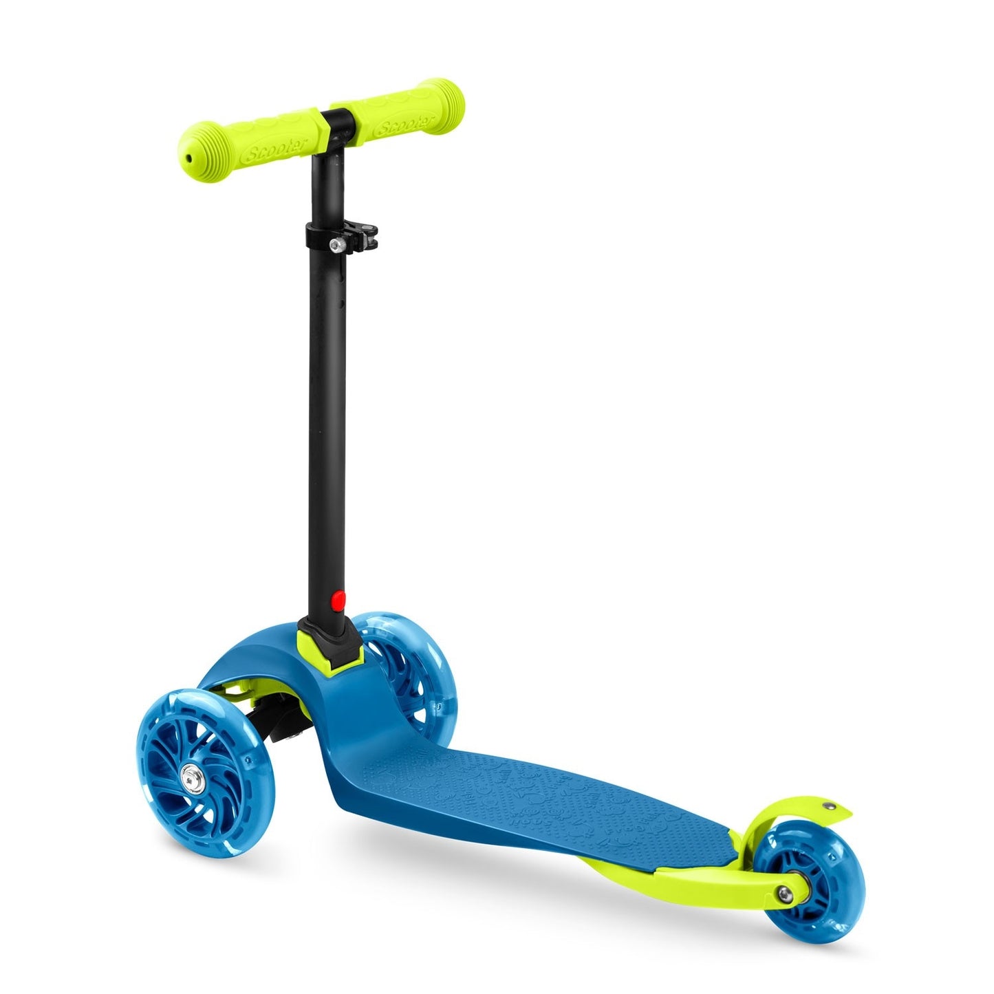 Three-wheel scooter Ricokids Loco - blue/green