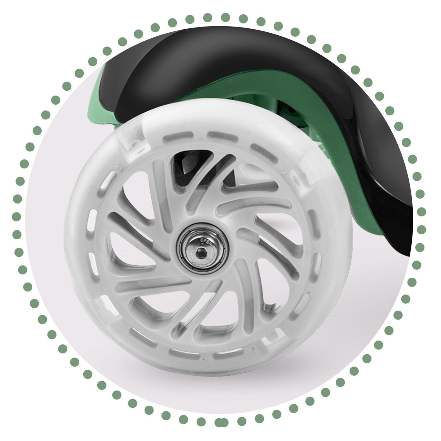 Three-wheel scooter Ricokids Loco - green