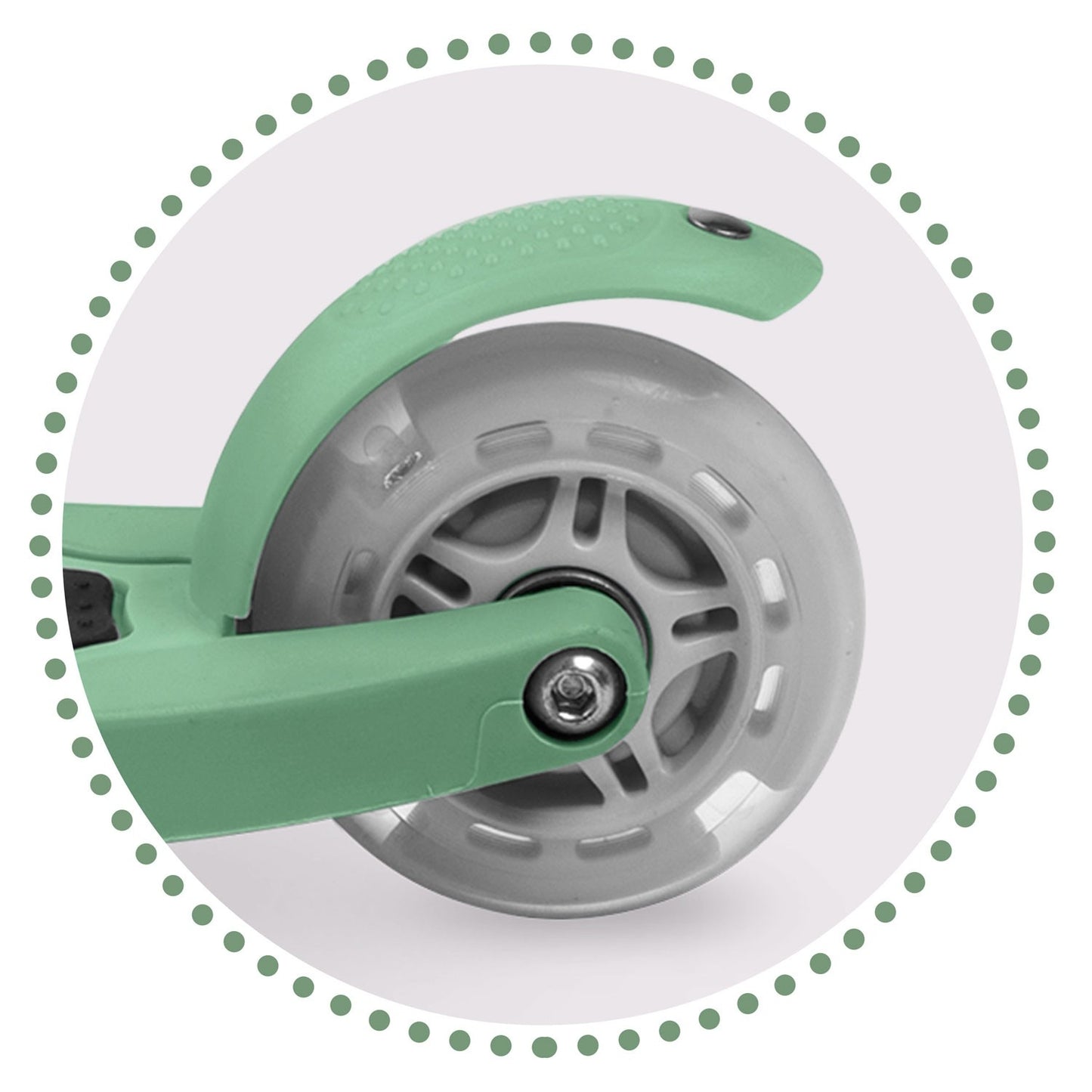 Three-wheel scooter Ricokids Loco - green