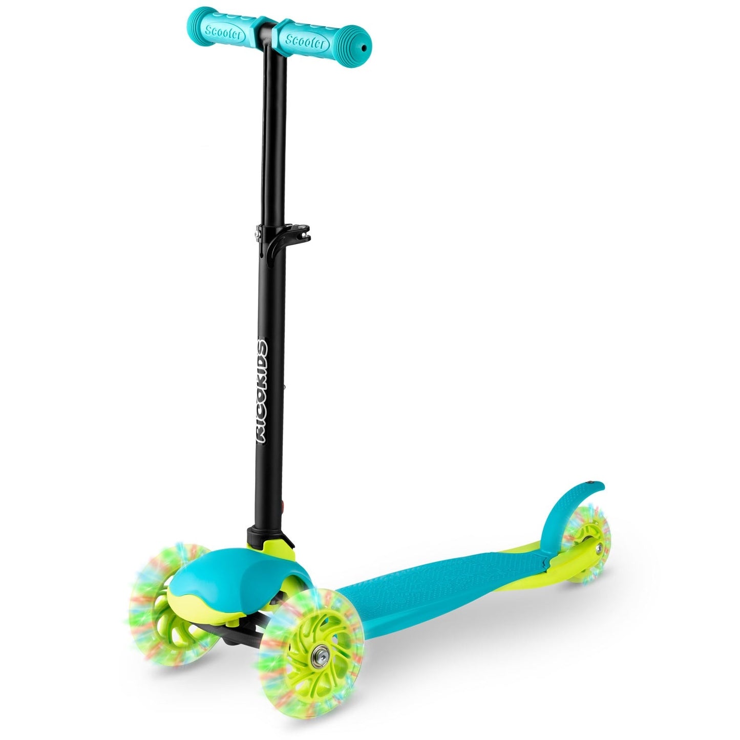 Three-wheel scooter Ricokids Loco - turquoise