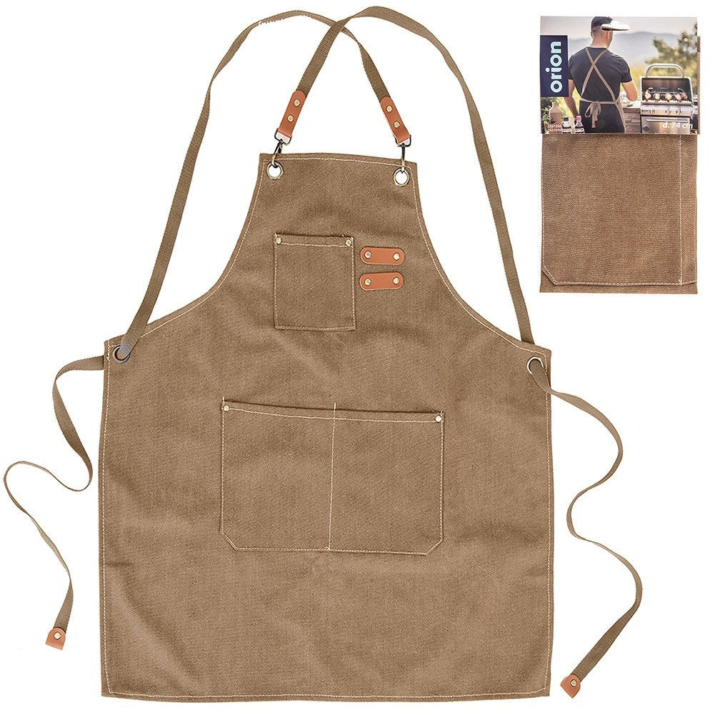 Tied kitchen apron