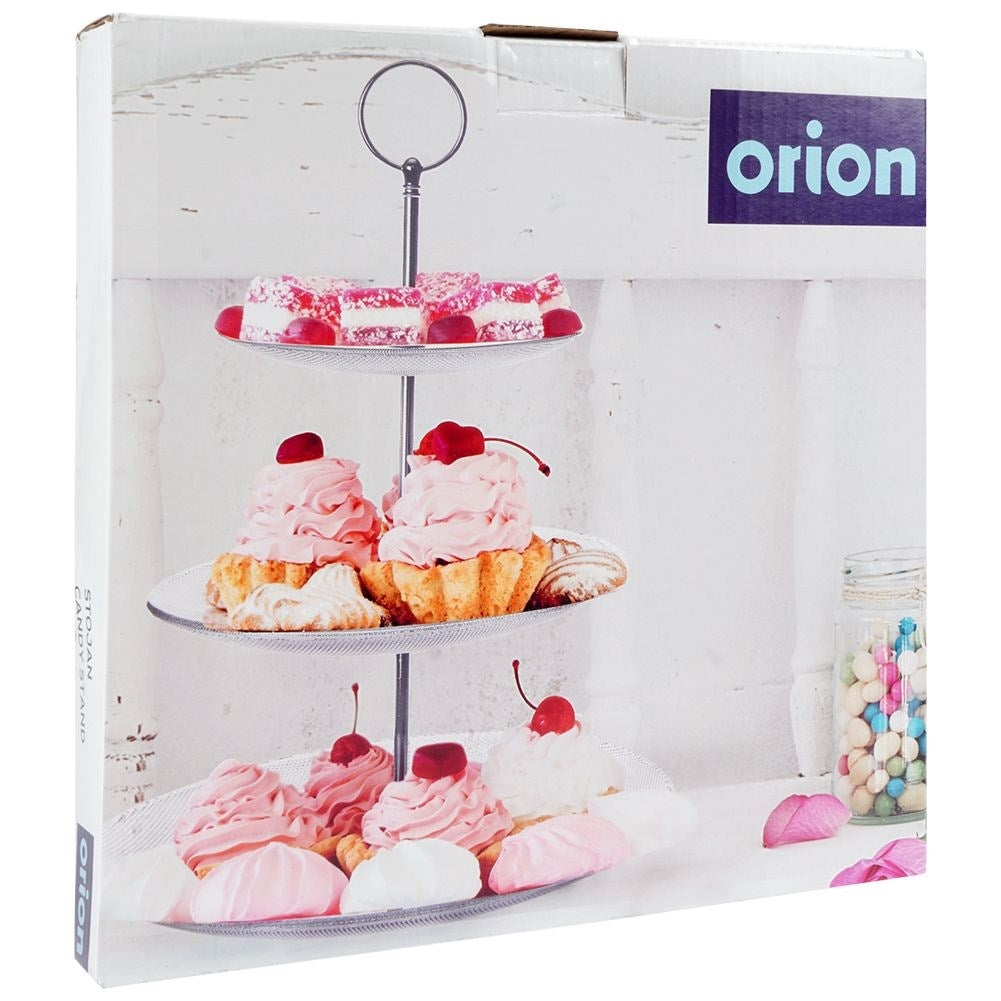 Tiered dishes for cakes, pastries, fruit and snacks