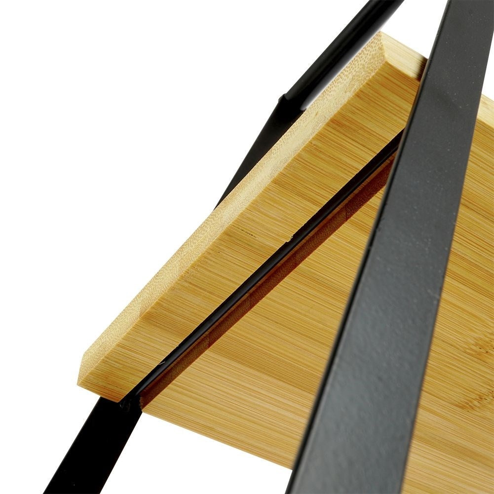 Tiered dishes with wooden trays for charcuterie, cheese, cakes and snacks