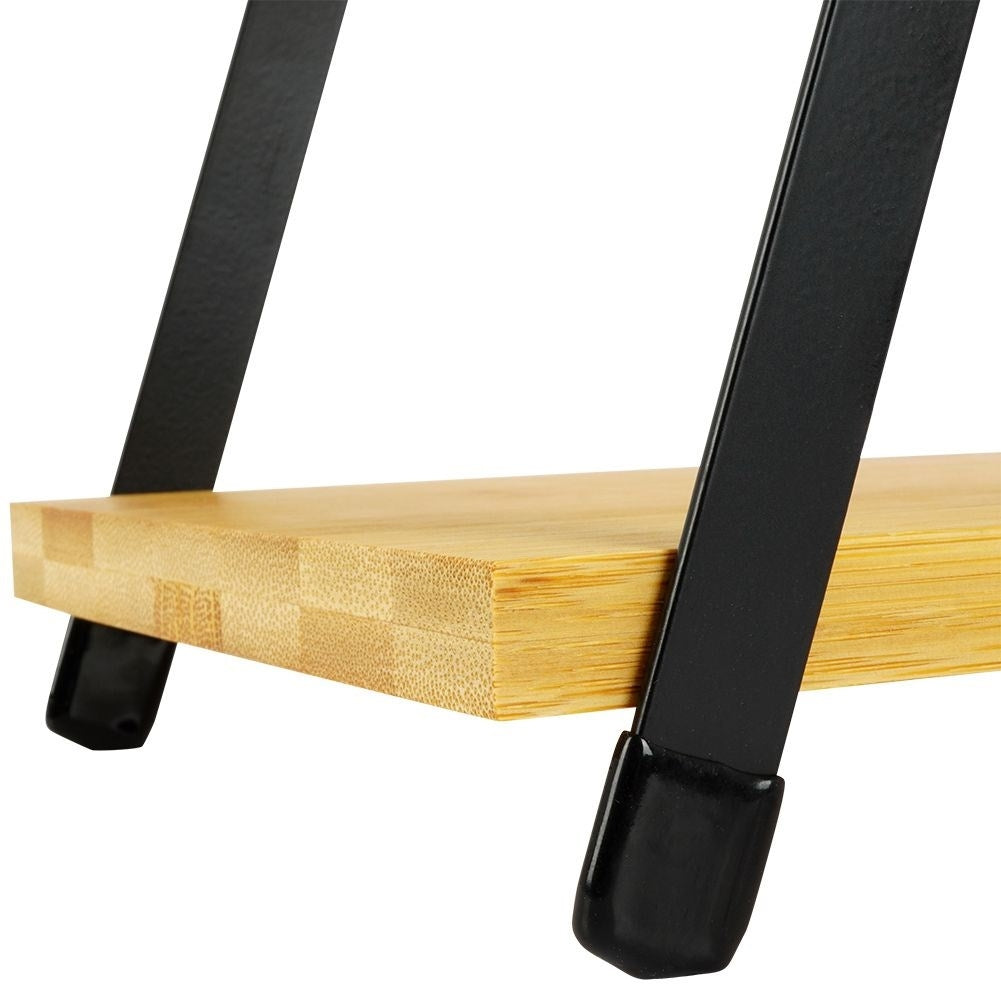 Tiered dishes with wooden trays for charcuterie, cheese, cakes and snacks