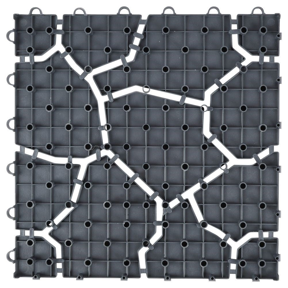 Tiles for balcony/terrace, graphite color, high quality, easy installation