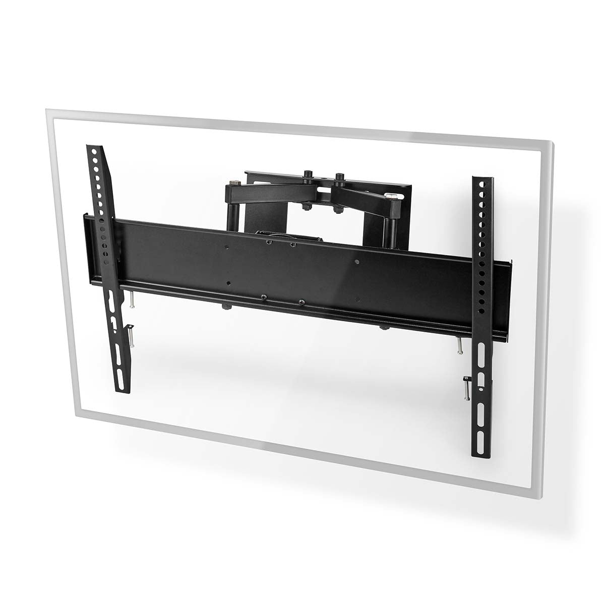 Tilt and swivel TV wall mount | 37-80 " | Maximum Screen Weight Supported: 35kg | Tiltable | Rotatable | Minimum Wall Distance: 55mm | Maximum Wall Distance: 330mm | 6 Pivot Point(s) | Steel | Black