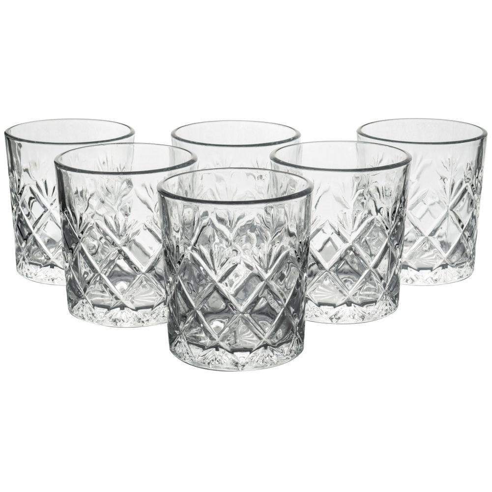 Timeless glasses, thick glass, perfect for drinks, dishwasher safe