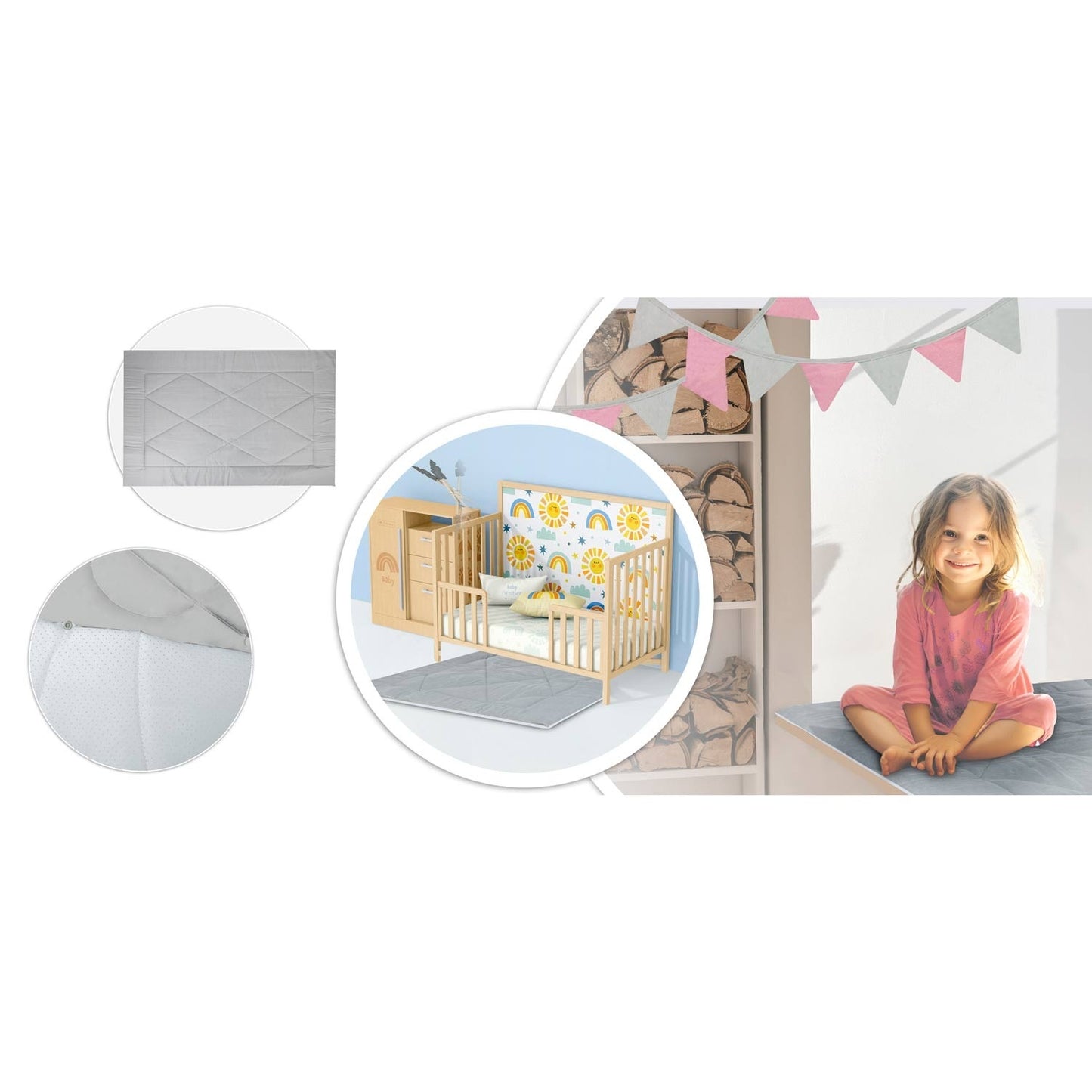 Tipi tent for children NK-406 Nukido - Pink