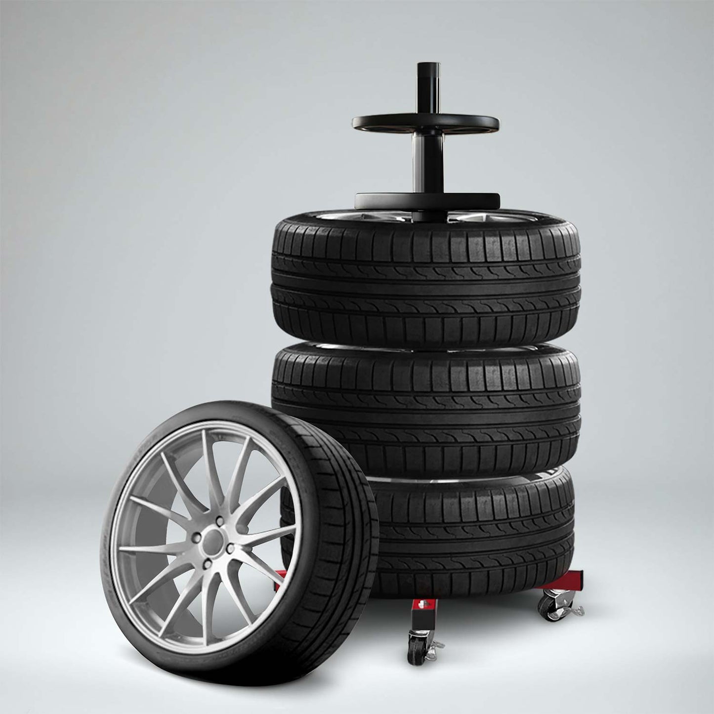 Tire rack wheel hanger for 4 tires Humberg HM-387