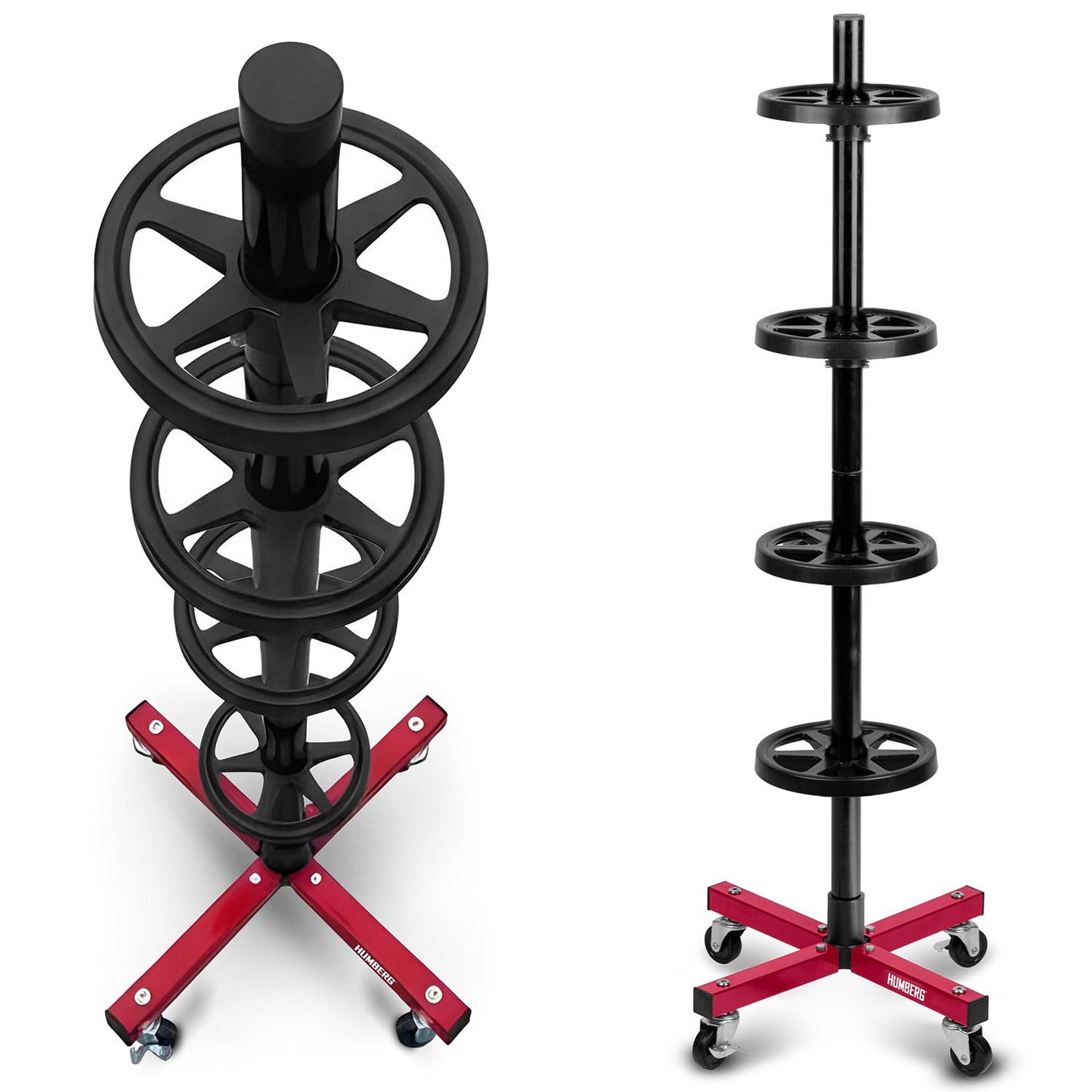 Tire rack wheel hanger for 4 tires Humberg HM-387