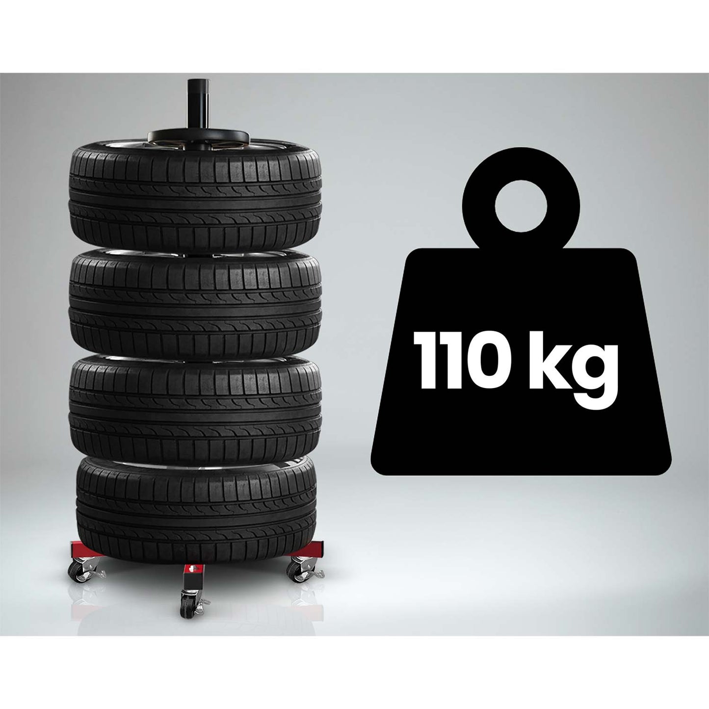 Tire rack wheel hanger for 4 tires Humberg HM-387