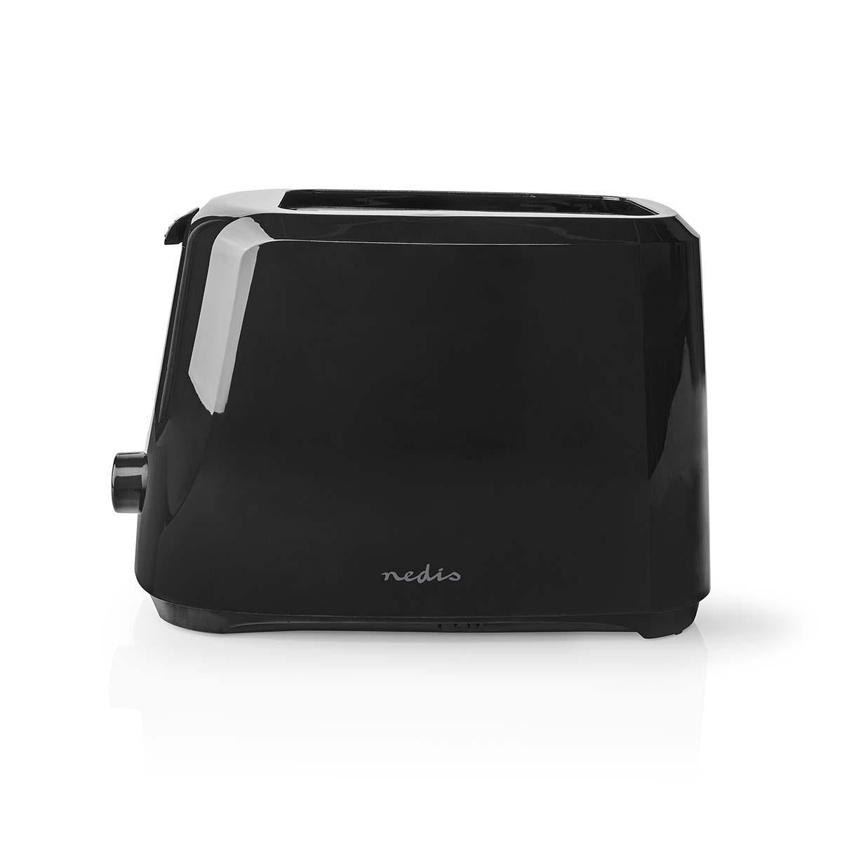 Toaster | 2 Discs | Degree of brownness: 6 | Black