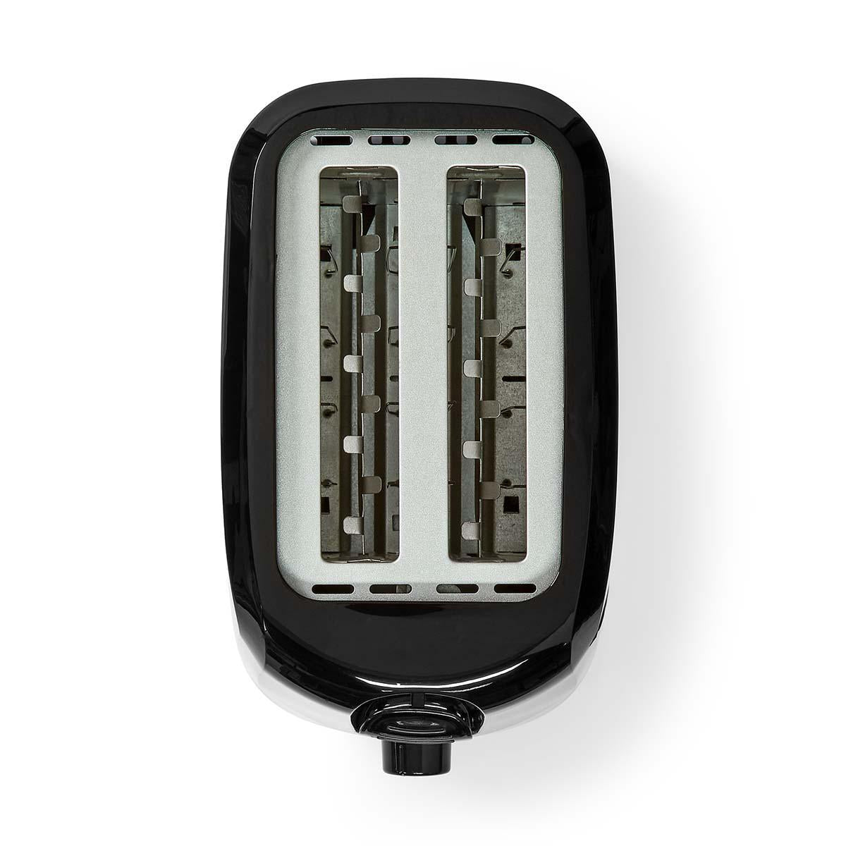 Toaster | 2 Discs | Degree of brownness: 6 | Black