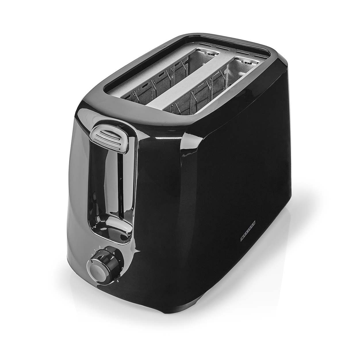 Toaster, 2-Slot, 700W, 6 Browning Levels, Black