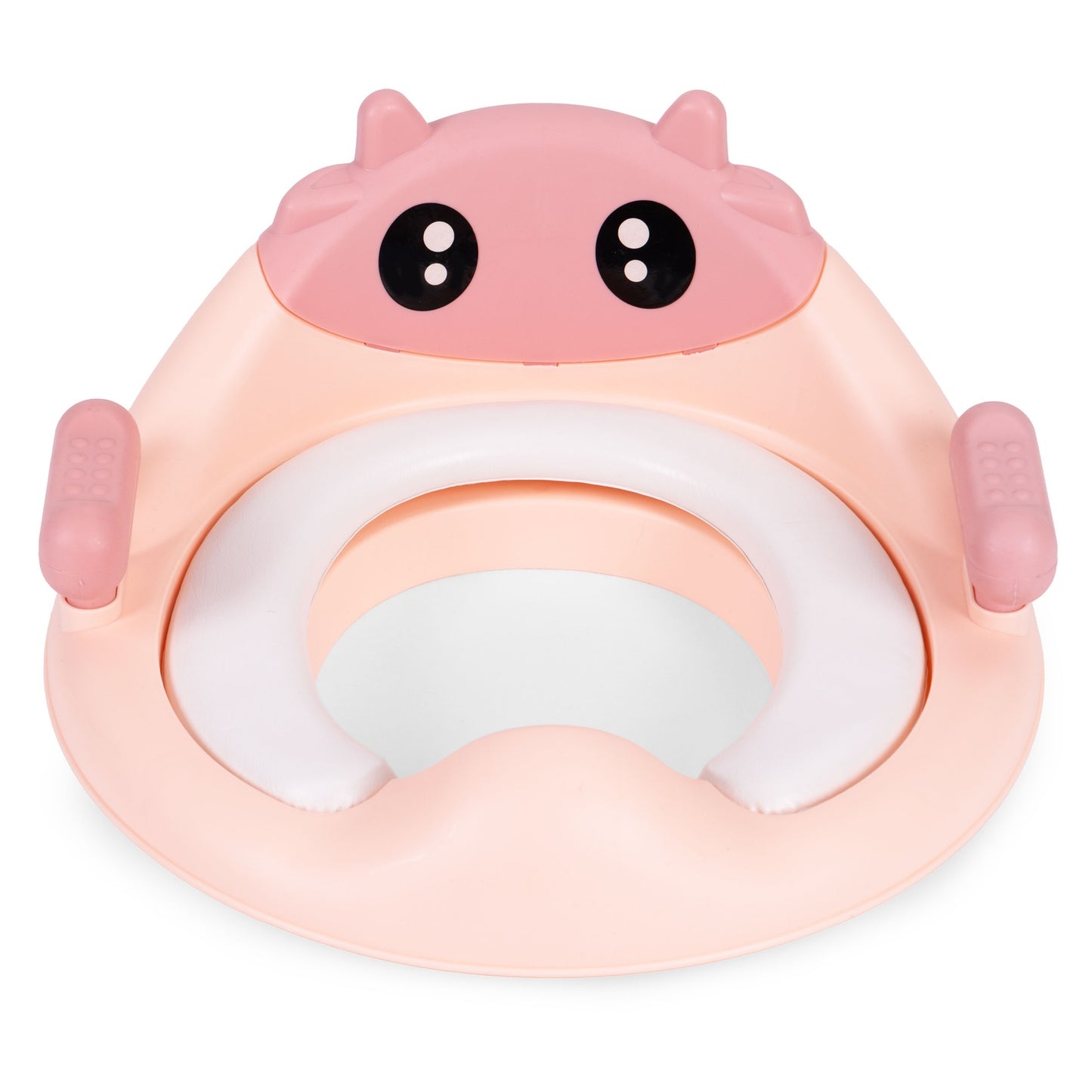 Toilet Training Seat with Steps for Kids, Pink